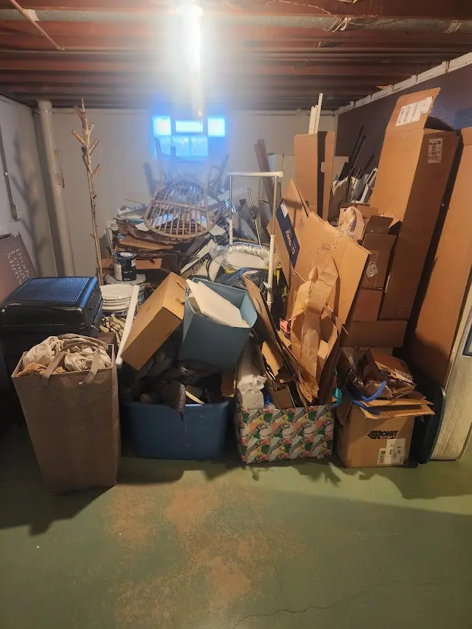 Roll-off dumpster container at job site for Construction Dumpster Rental in Beulah